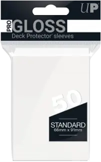 Ultra Pro Kartenhüllen - Standardgröße Gloss (50) - Weiß