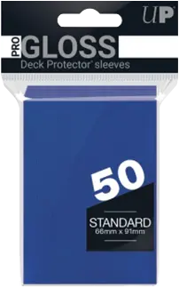 Ultra Pro Kartenhüllen - Standardgröße Gloss (50) - Blau
