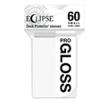 Ultra Pro Eclipse Kartenhüllen - Japanische Größe Gloss (60) - Arktisweiß