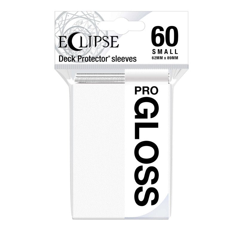 Ultra Pro Eclipse Kartenhüllen - Japanische Größe Gloss (60) - Arktisweiß