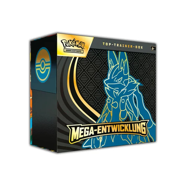 Pokémon Mega Evolution Top Trainer Box Lucario - deutsch