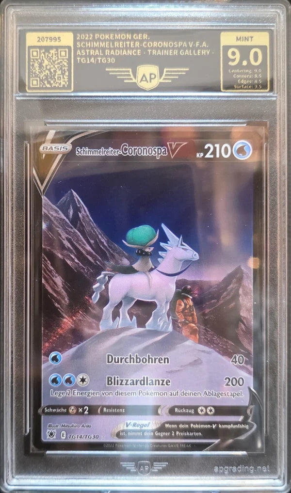 Pokémon Schimmelreiter-Coronospa V ASRTG14 - AP 9 MINT Grade — Deutsch