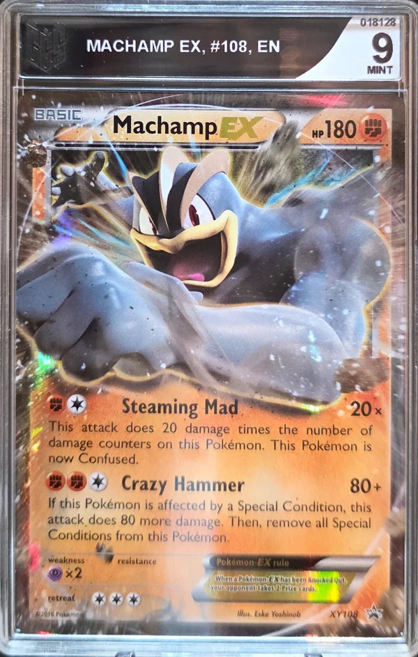 Pokémon Machamp EX XYPR108 - CGS 9 MINT Grade — Englisch