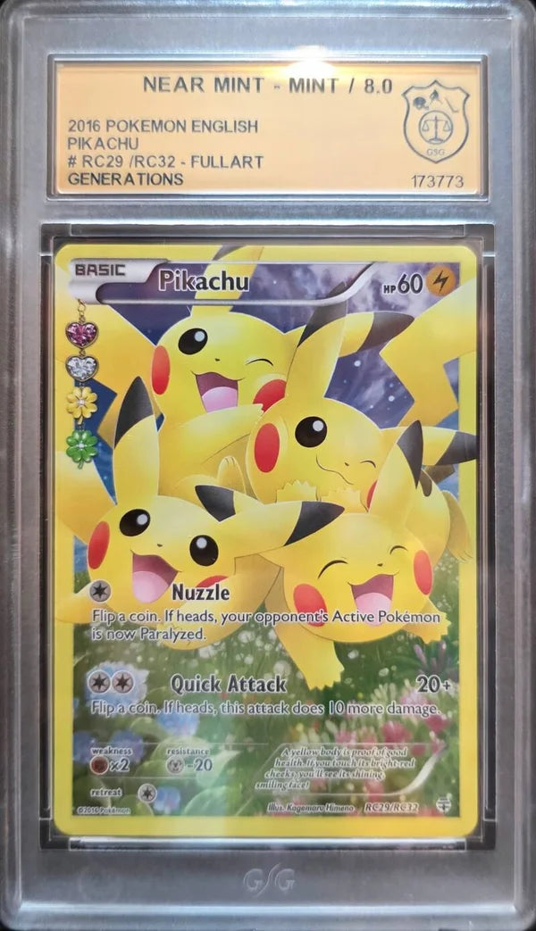 Pokémon Pikachu GEN RC29 - GSG 8 NM/MINT Grade — Englisch