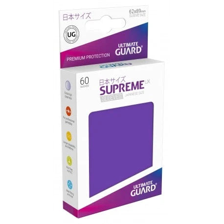 Ultimate Guard Supreme Sleeves Japan Size Matt UX Purple (60)