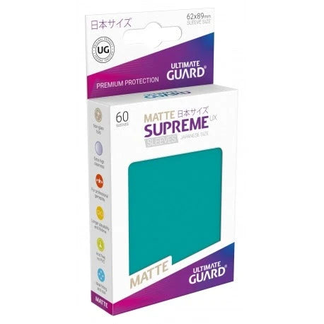 Ultimate Guard Supreme Sleeves Japan Size Matt UX Petrol (60)