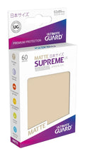Ultimate Guard Supreme Sleeves Japan Size Matt UX Sand (60)