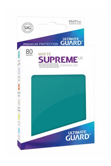 Ultimate Guard Supreme Sleeves Standard Size UX Petrol Matt (80)