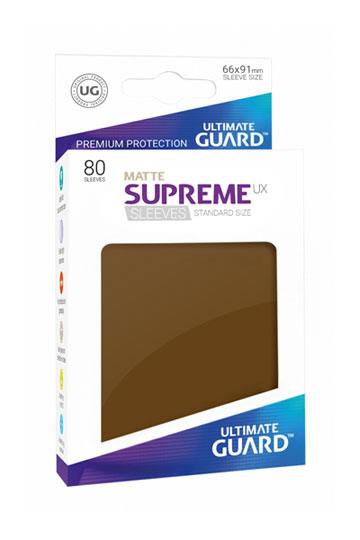 Ultimate Guard Supreme Sleeves Standard Size UX Brown Matt (80)