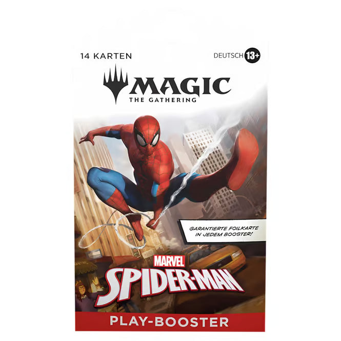 Magic The Gathering: Marvel's Spider-Man Sleeved Play Booster - Deutsch