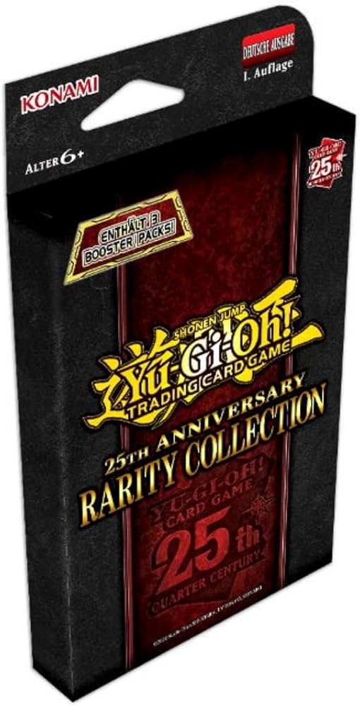 Yu-Gi-Oh! 25th Anniversary Rarity Collection  - 3-Pack Booster Tuckbox - deutsch