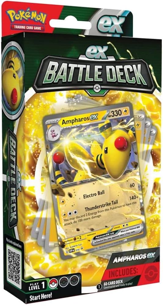 Pokémon Ampharos-ex - Battle Deck - deutsch