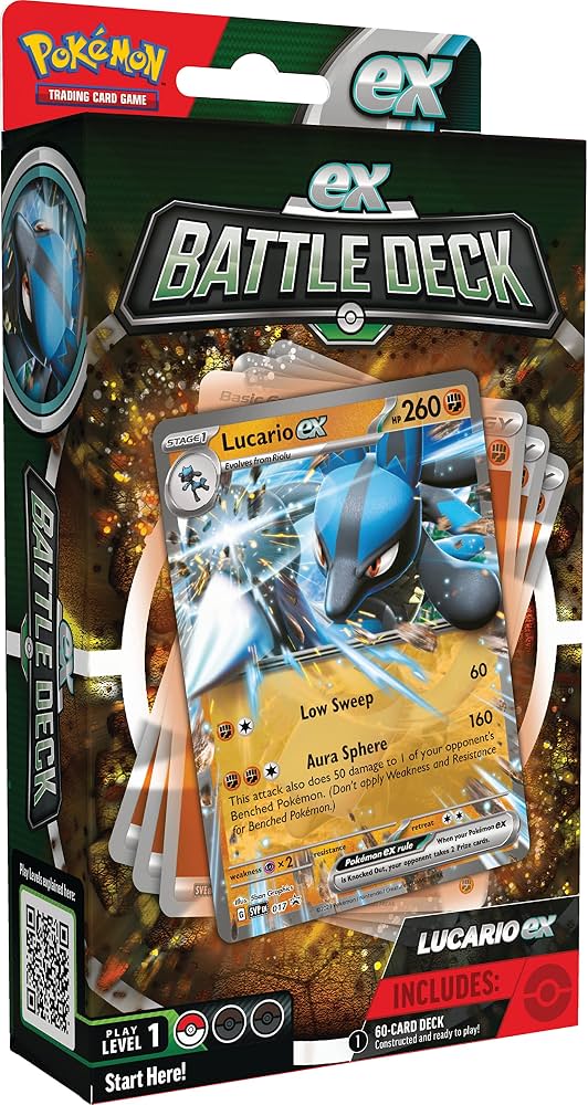 Pokémon Lucario-ex - Battle Deck - deutsch