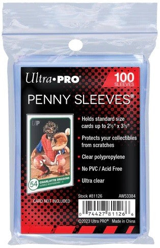 Ultra Pro Penny Sleeve Kartenhüllen - Standardgröße (100) - Transparent
