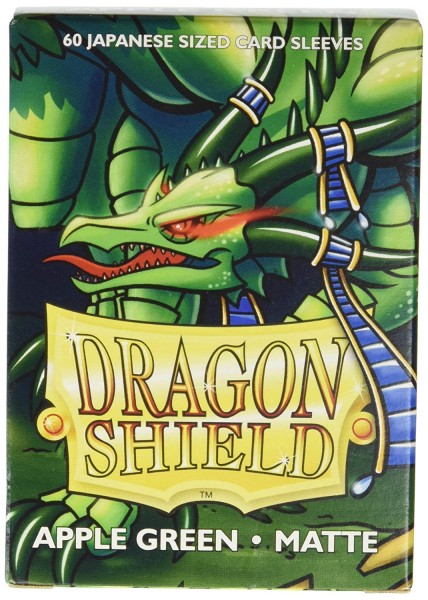 Dragon Shield Kartenhüllen - Japanische Größe Matte (60) - Apfelgrün