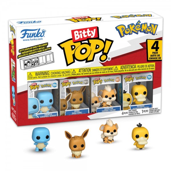 Funko Bitty POP!: Pokemon - Squirtle 4PK