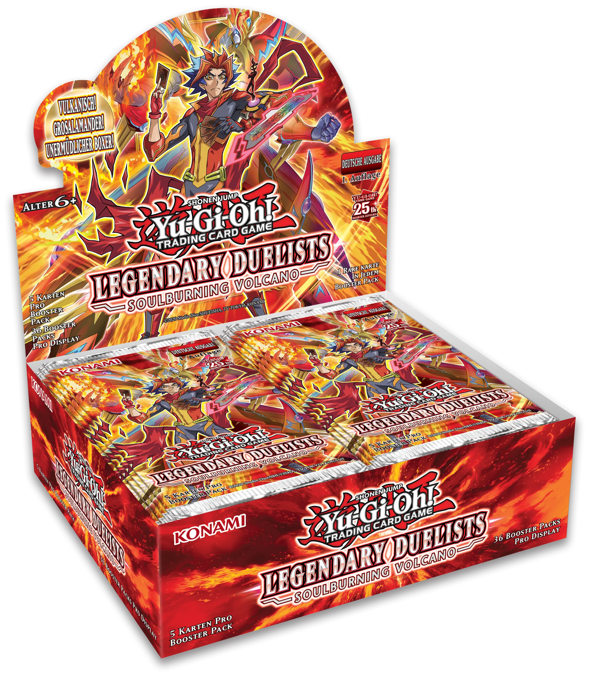 Yu-Gi-Oh! Legendary Duelists: Soulburning Volcano Booster Display - deutsch