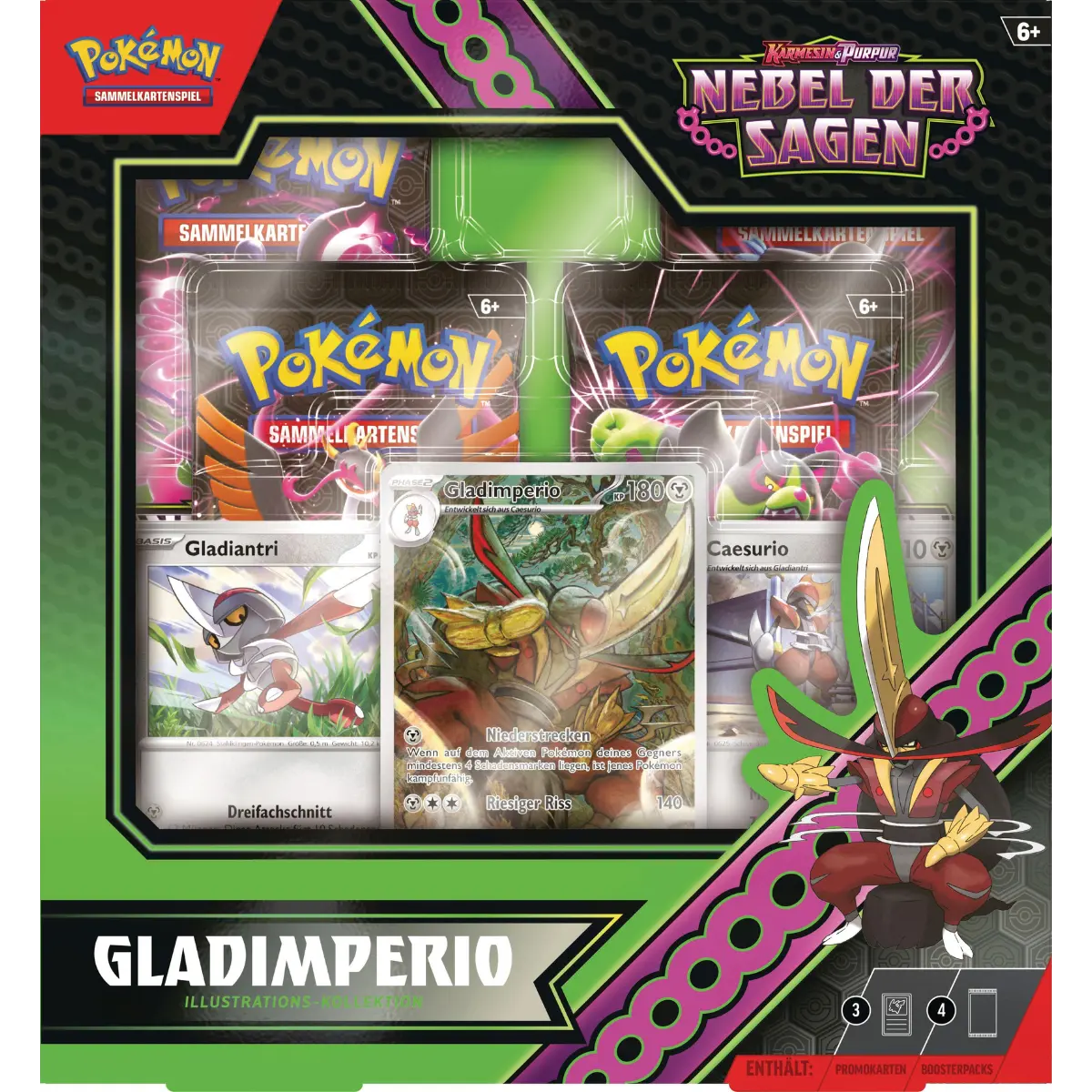 Pokémon Nebel der Sagen - Illustrations Kollektion Gladimperio - deutsch