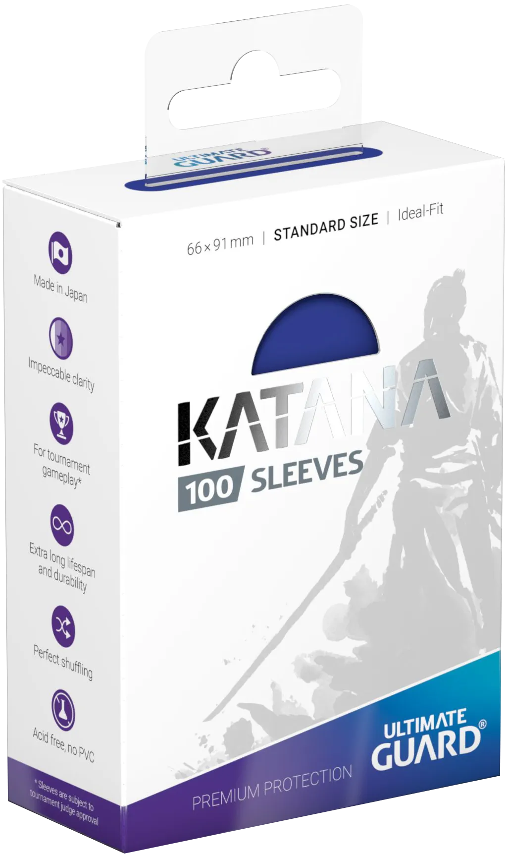 Ultimate Guard Katana Kartenhüllen - Standardgröße (100) - Blau