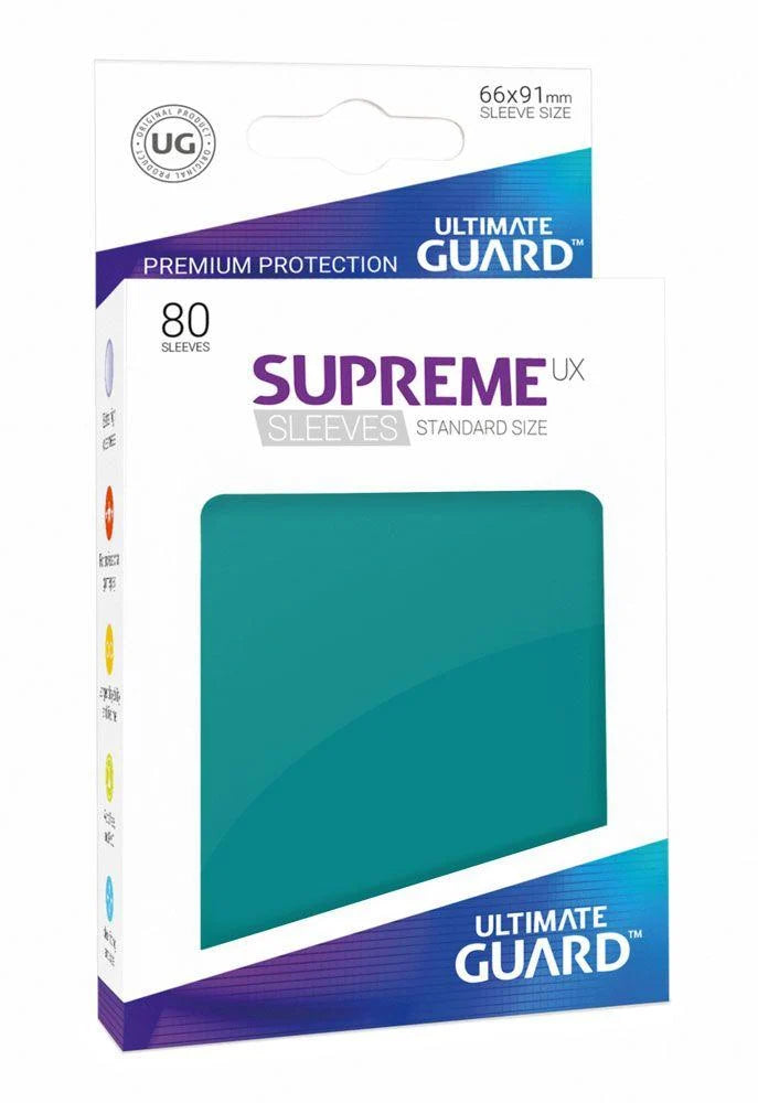 Ultimate Guard Supreme Sleeves Standard Size UX Petrol (80)