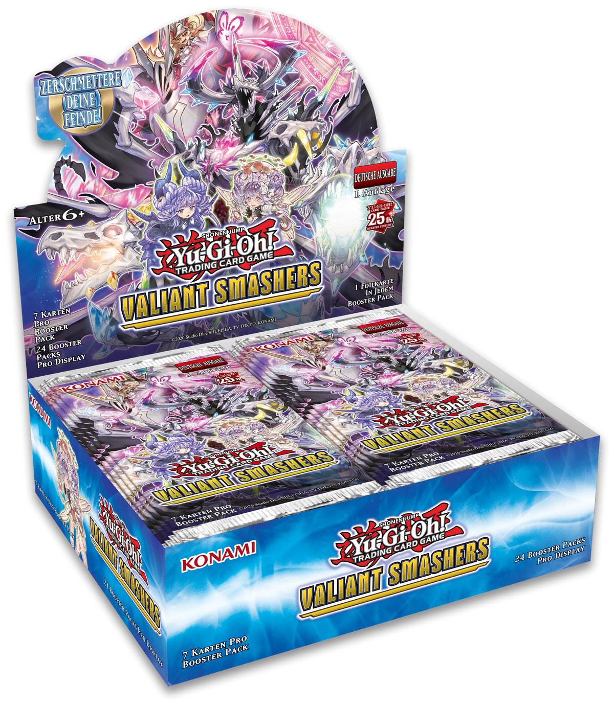 Yu-Gi-Oh! Valiant Smashers - Booster Display- deutsch