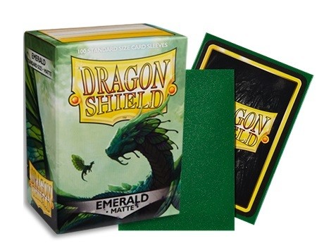 Dragon Shield Kartenhüllen - Standardgröße Matte (100) - Smaragdgrün