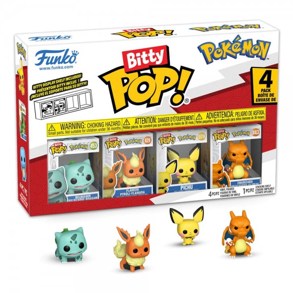 Funko Bitty POP!: Pokemon - Glurak 4PK