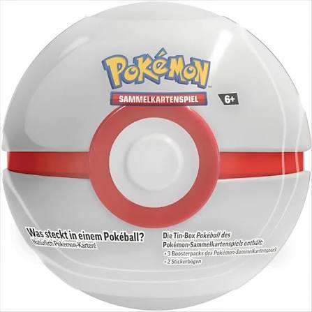 Pokémon Pokeball Tin Herbst 2023 - Premierball - deutsch