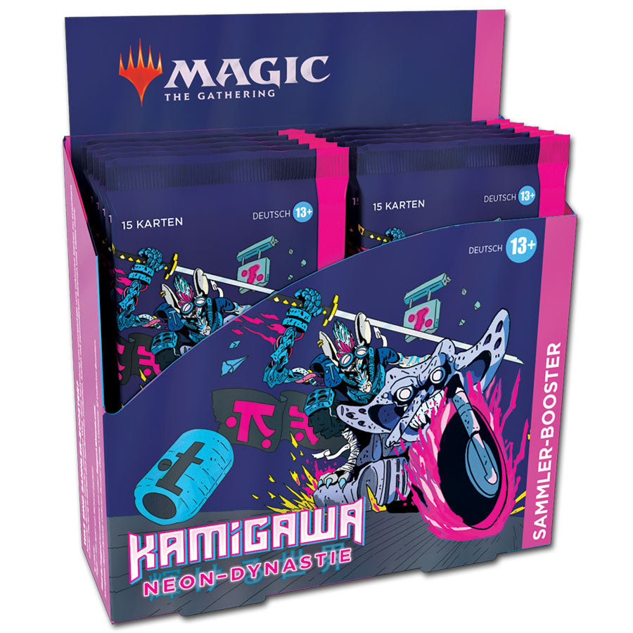 Magic the Gathering: Kamigawa: Neon Dynastie - Sammler Booster Display - deutsch