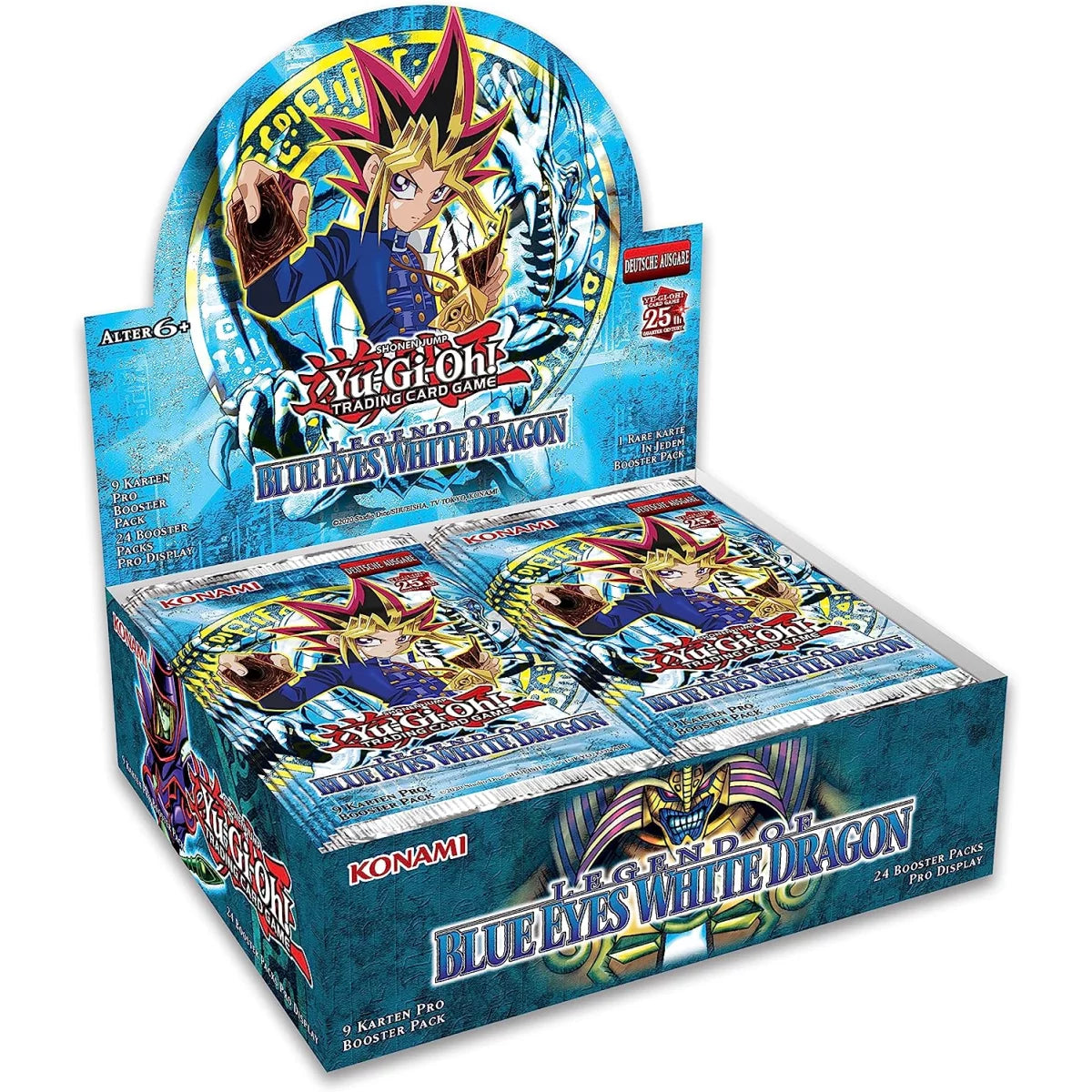 Yu-Gi-Oh! Legend of Blue Eyes White Dragon Booster Display - 25th Anniversary Edition - deutsch